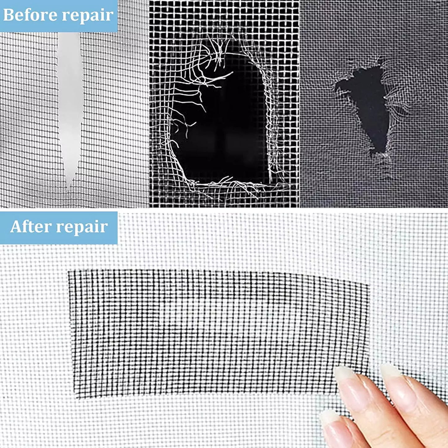 Window Net Repair Tape Pack of 2